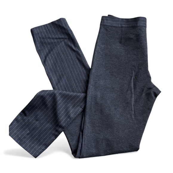 BLAYDE Italy Mixed-Fabric Pinstripe Pants – Size 3 / IT 42 Short - Picture 9 of 11